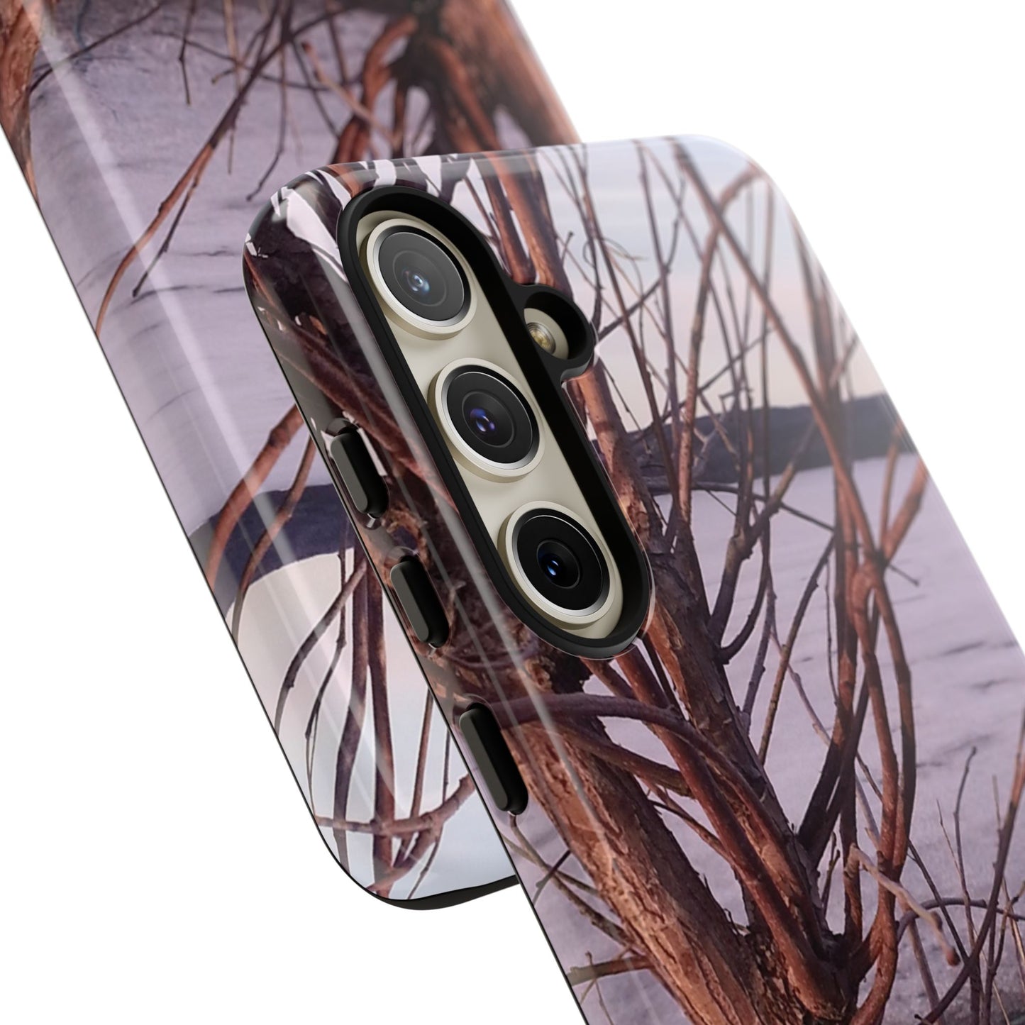 Phone Case - Nature-Inspired Winter Tree Design