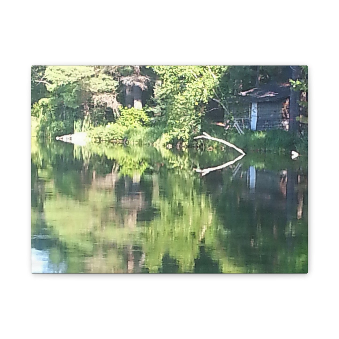 Canvas art - Tranquil Lake Reflection