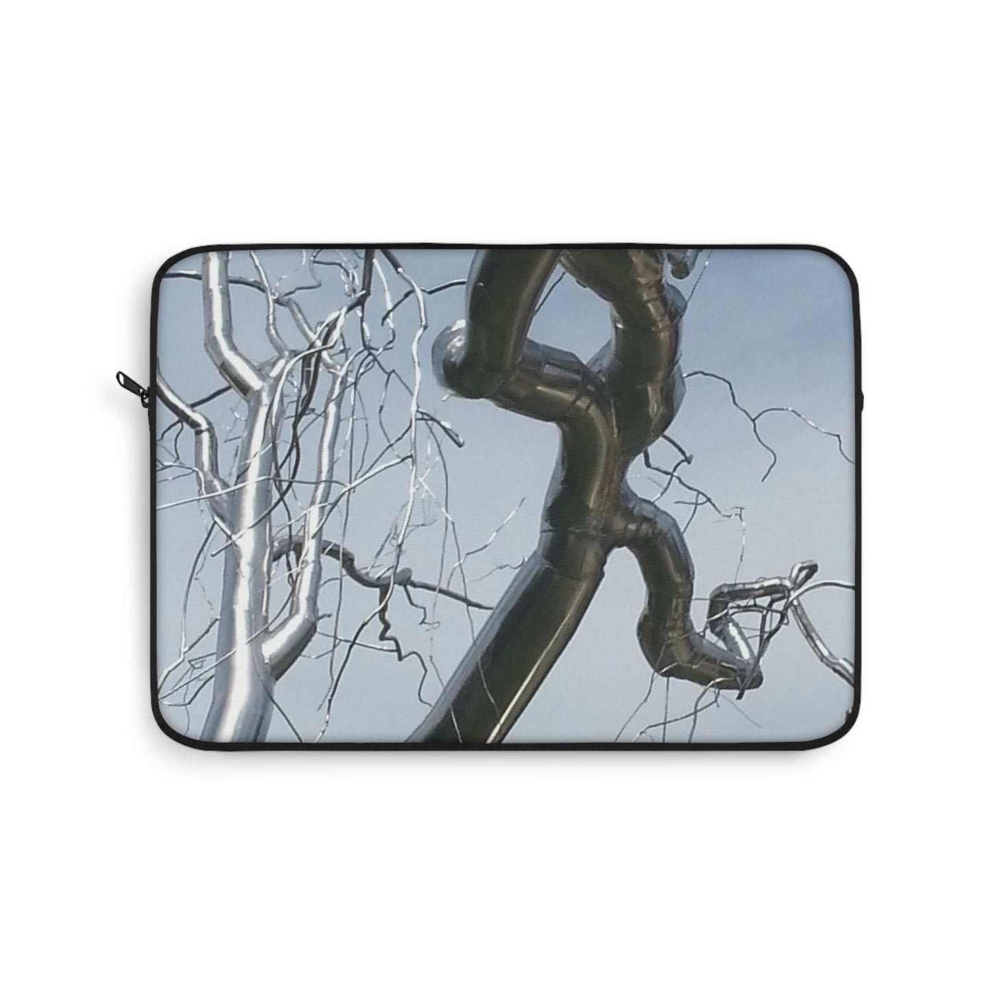 Laptop Sleeve - Modern Metallic Tree Design - Perfect for Nature Lovers & Artists