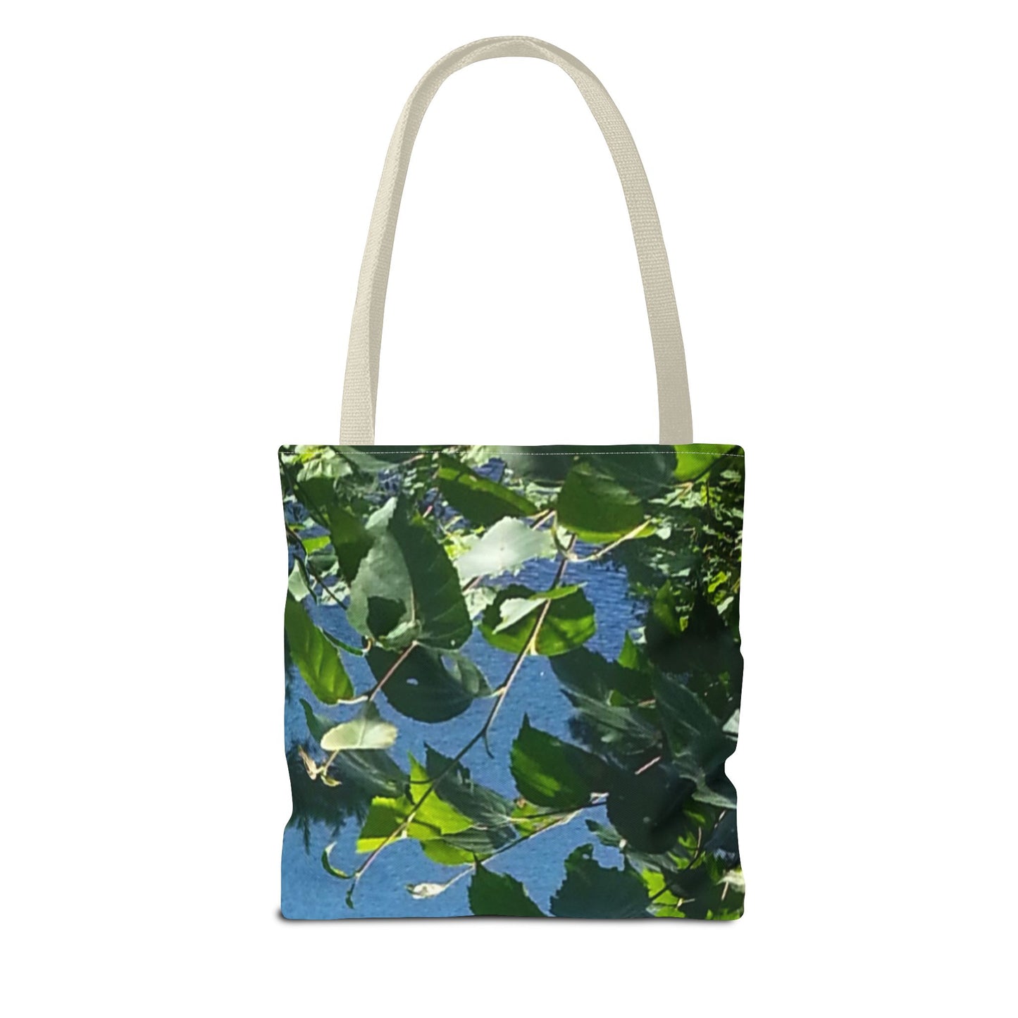 Tote Bag - Nature-inspired Looking Out at the Lake - Ideal for Outdoor Enthusiasts