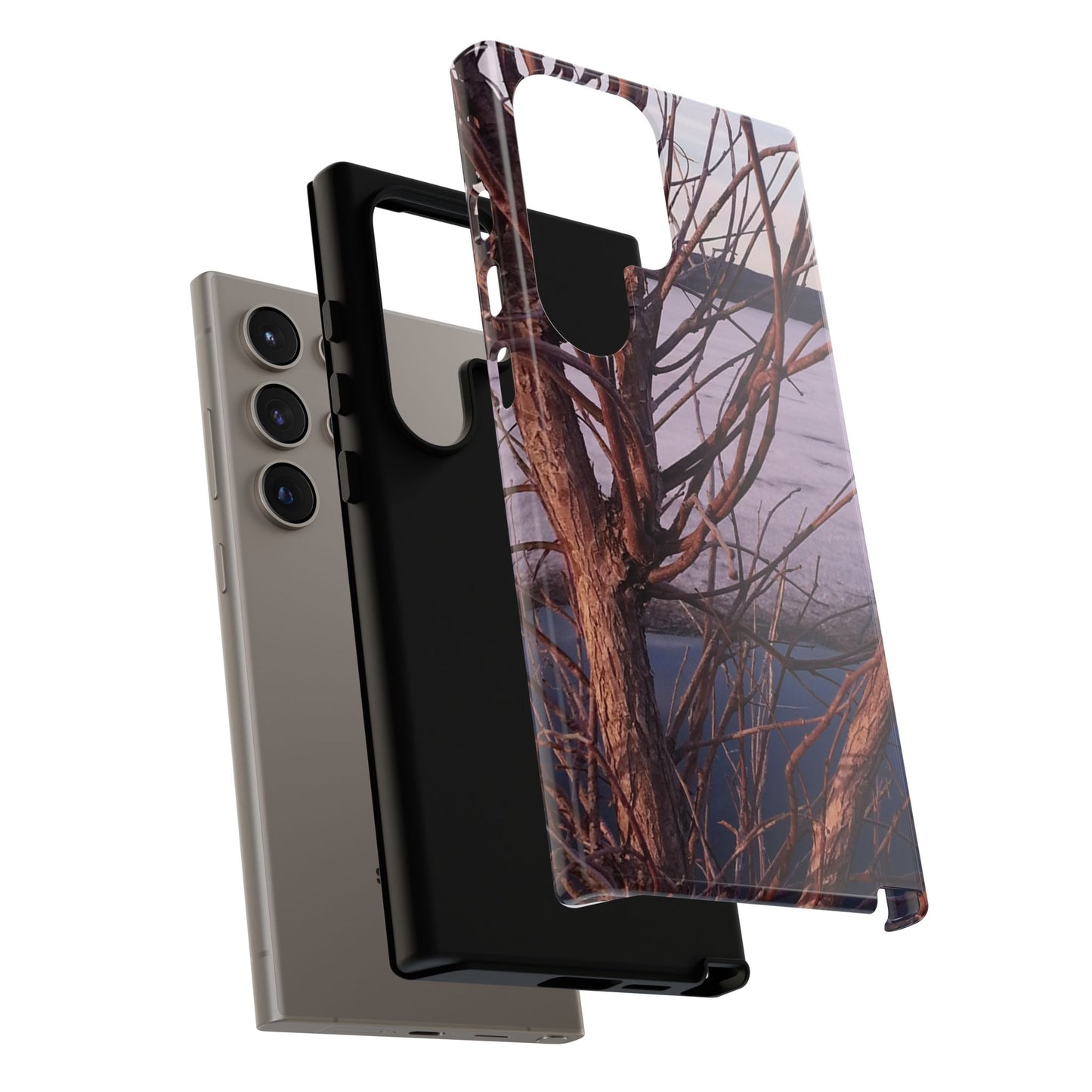 Phone Case - Nature-Inspired Winter Tree Design