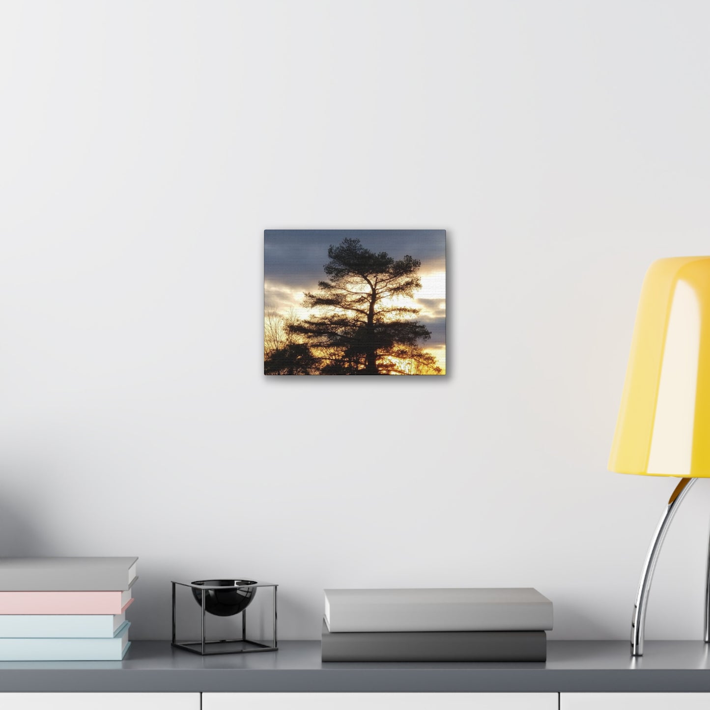 Canvas Art Print - Sunset Tree