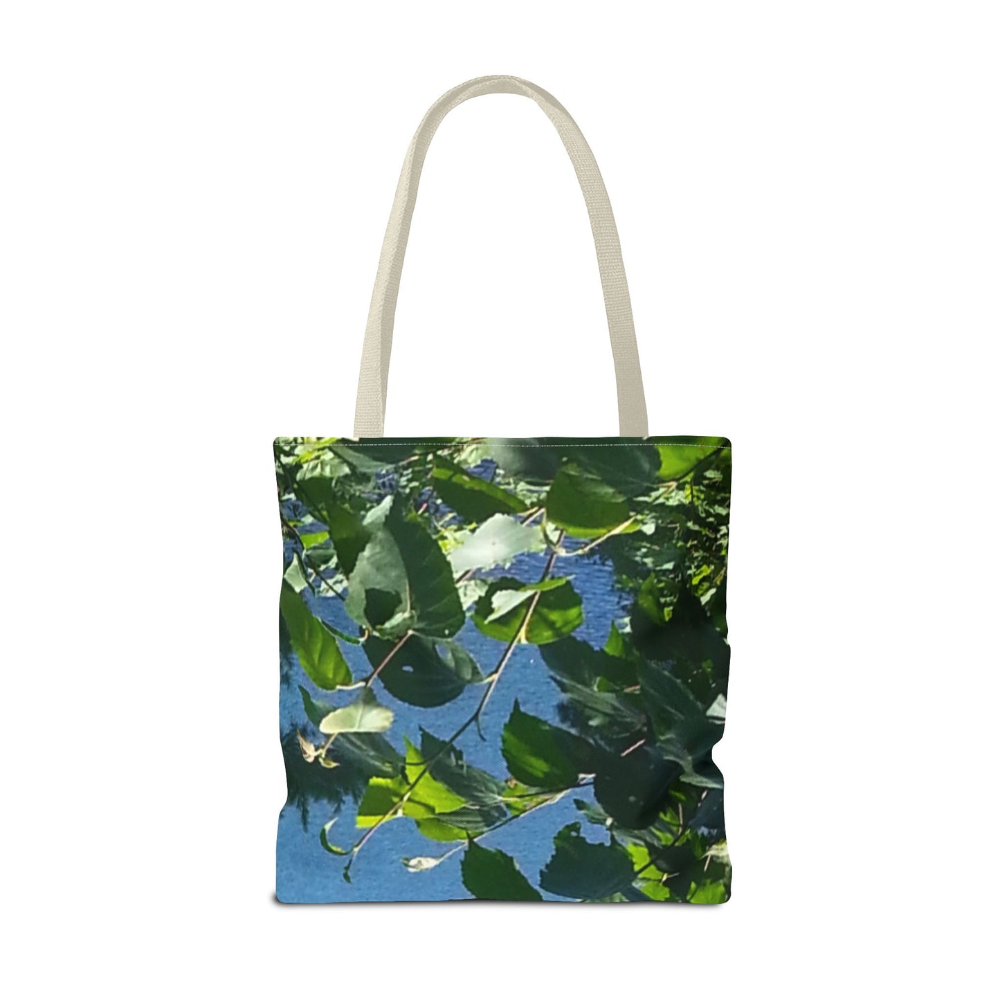 Tote Bag - Nature-inspired Looking Out at the Lake - Ideal for Outdoor Enthusiasts