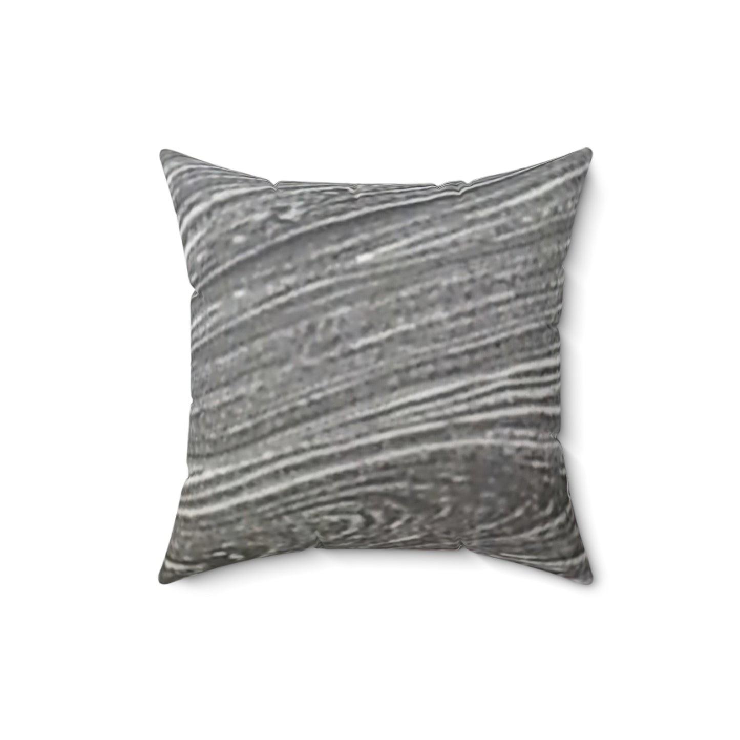 Nature-Inspired Decorative Square Pillow - #originalphotograph of a swirl in the river