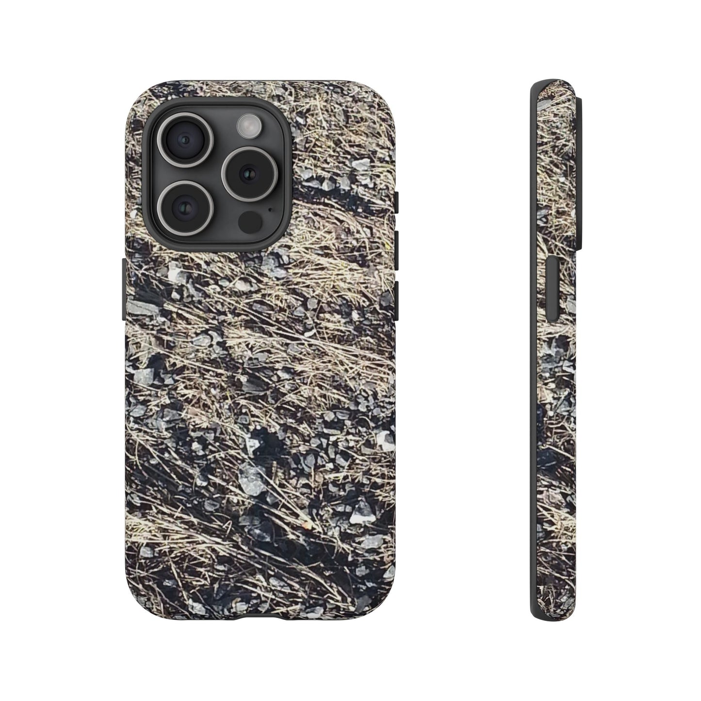 Phone Case -  Nature-Inspired Stone Bed Design for Outdoor Enthusiasts