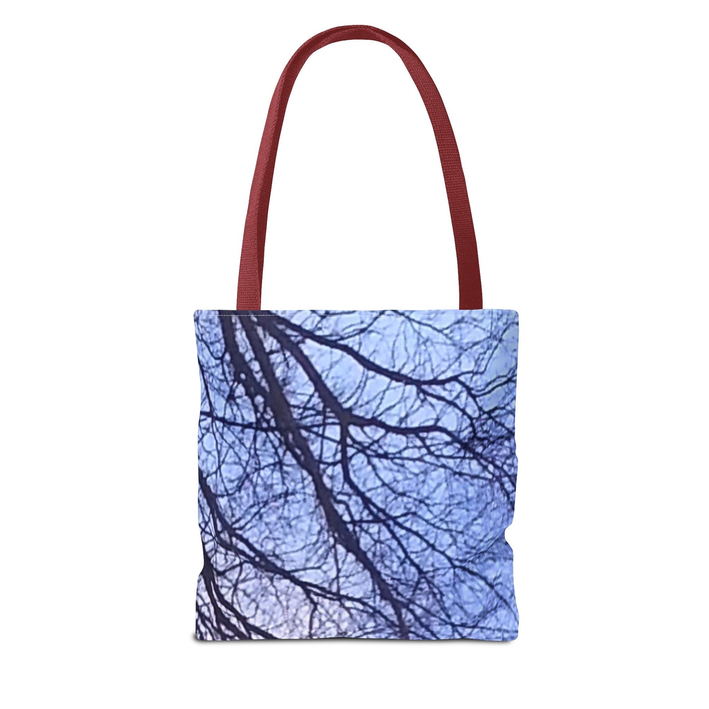 Tote Bag - Nature-Inspired - Tree Silhouette against Blue Sky