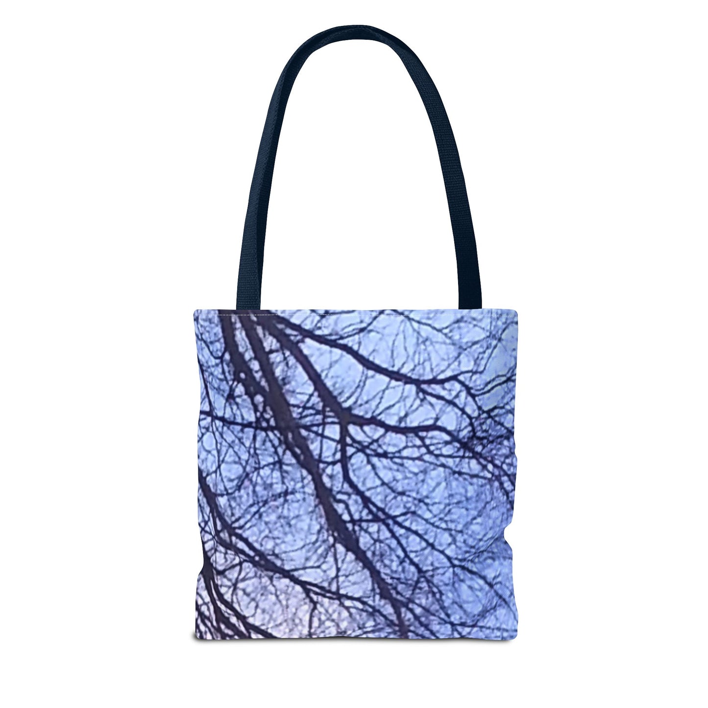 Tote Bag - Nature-Inspired - Tree Silhouette against Blue Sky