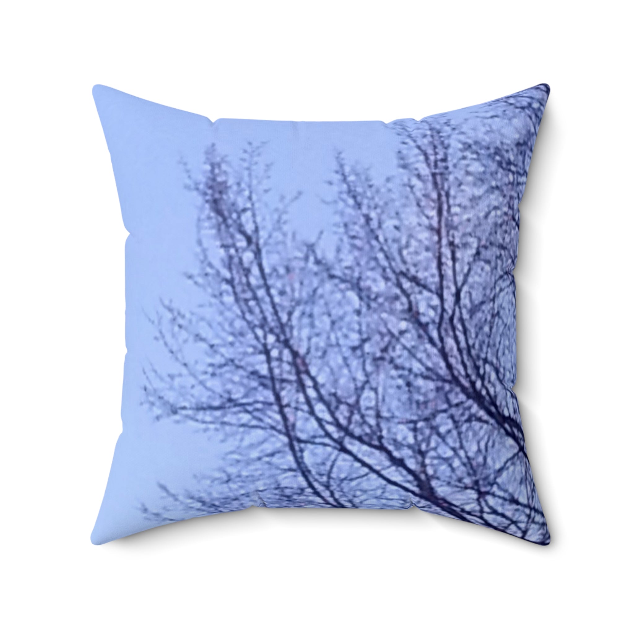 Azure Firmament | Vibrant Cloudscape Pillow | The Flow Collection