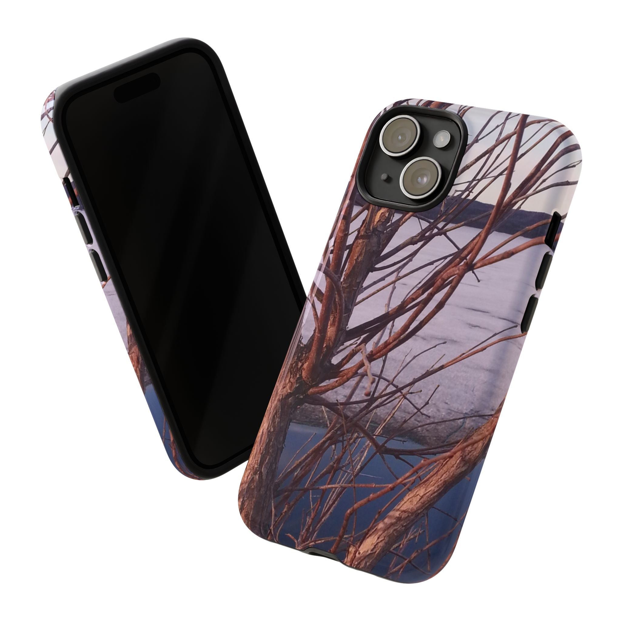 Creative Spark | Ethereal Winter Branch Aesthetic Phone Case | The Flow Collection