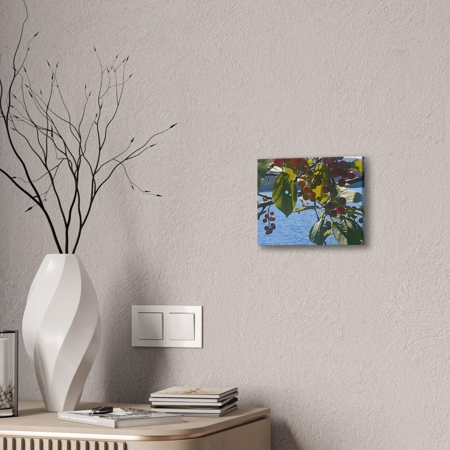 Canvas Art  Nature-Inspired - Scenic Berry Branch