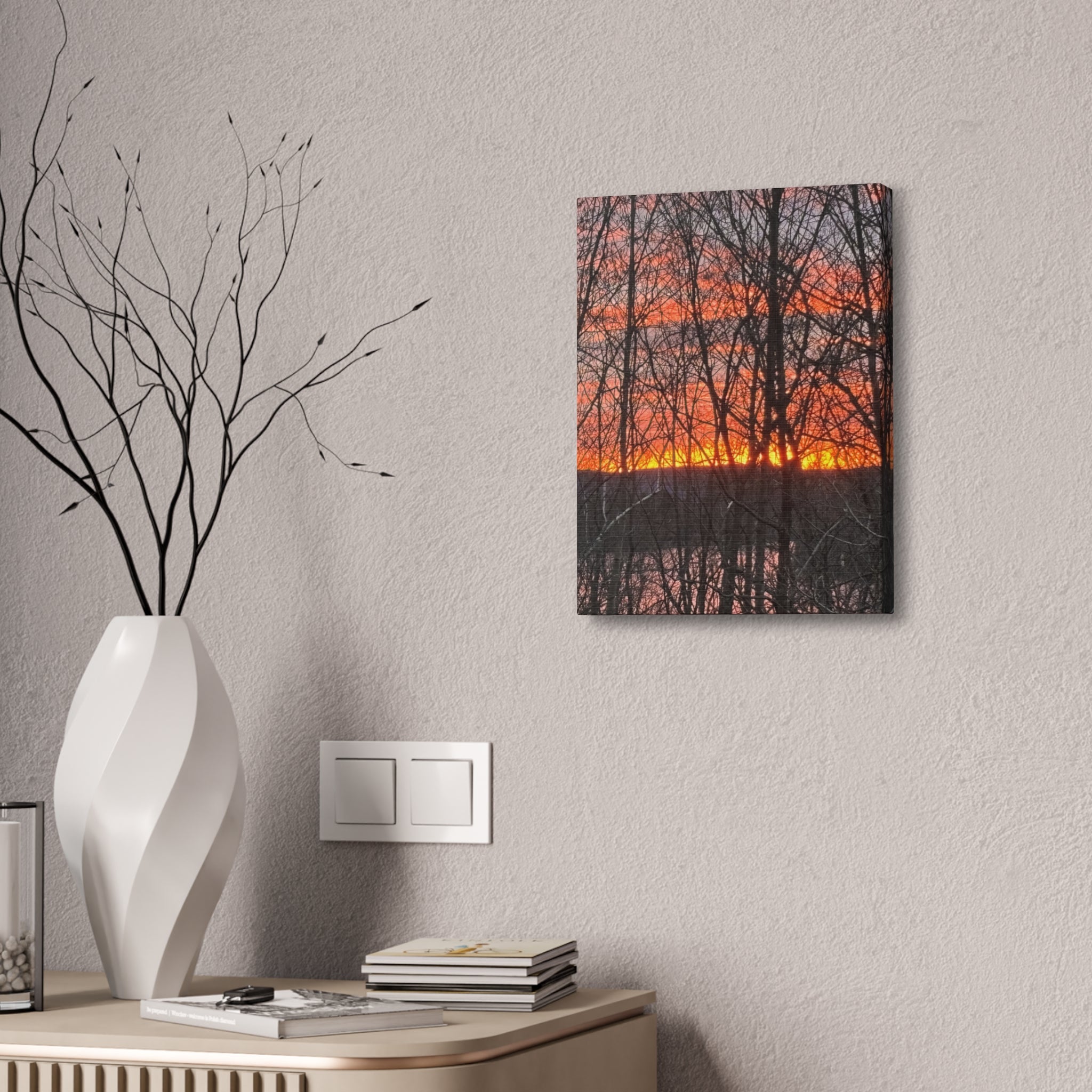 Gilded Forest | Sun-Drenched Timber  Wall Art | The Nurture Collection