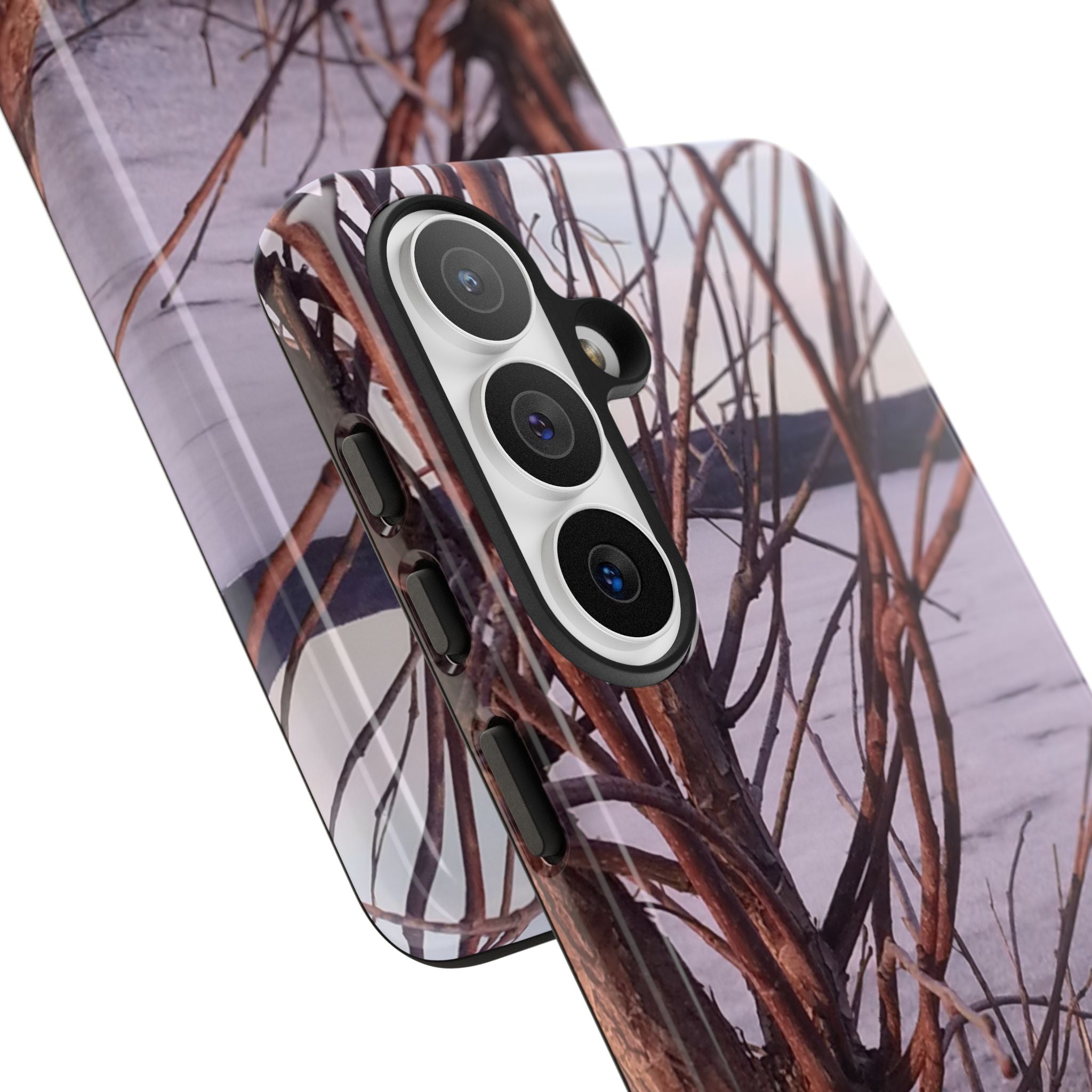Creative Spark | Ethereal Winter Branch Aesthetic Phone Case | The Flow Collection
