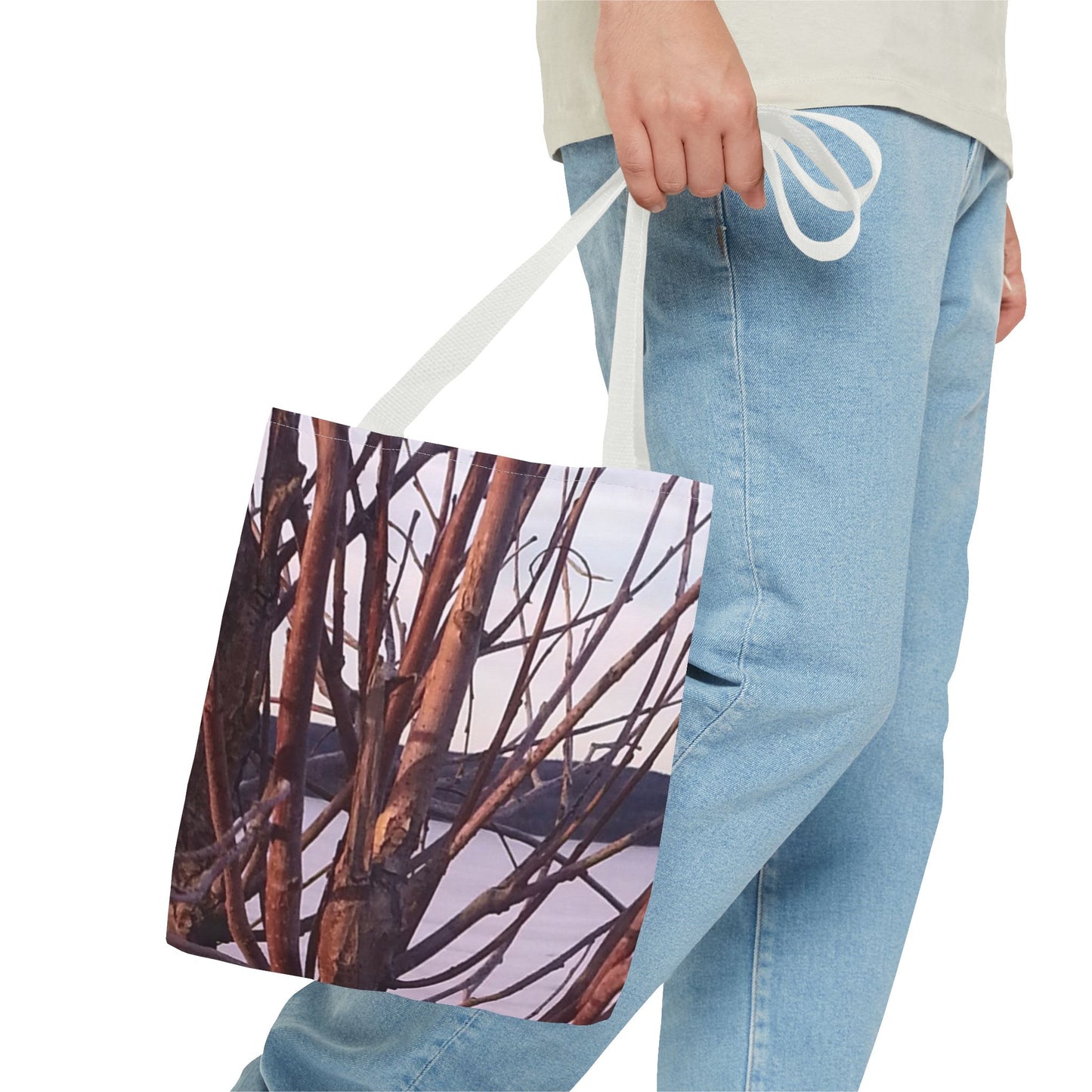 Tote Bag - Nature-Inspired  - Tree Branch Design